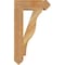 Ekena Millwork Funston Arts and Crafts Rough Sawn Bracket w/ Offset Brace, Western Red Cedar, 6"W x 16"D x 28"H BKT0604X16X28FST03RWR - alternate 3